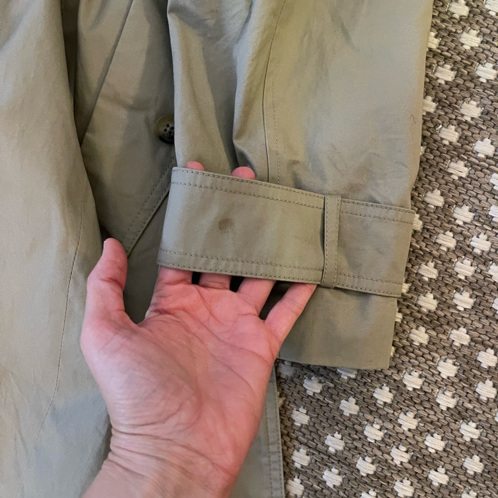 Banana republic factory trench coat medium tan - Picture 3 of 4